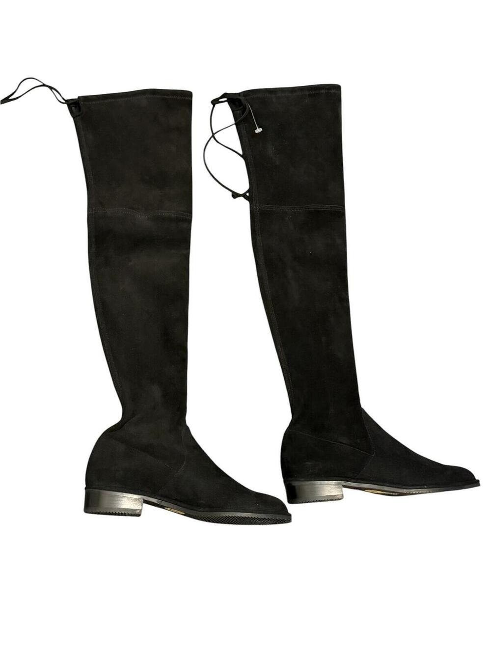 Stuart Weitzman Lowland Suede Over-The-Knee Boot - Picture 3 of 8